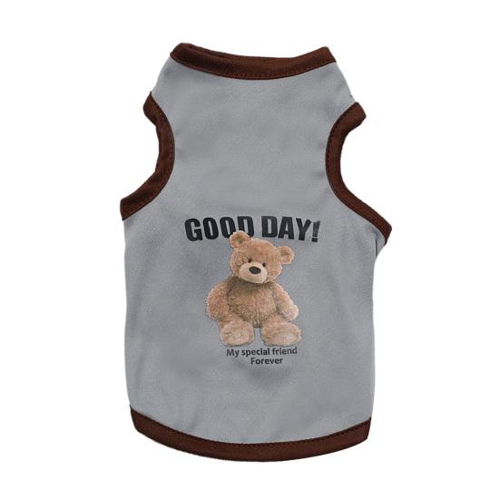 Жилет для домашних животных с мультяшным рисунком, круглый воротник без рукавов, футболка для собак и кошек, одежда на лето XL серый
Жилет для домашних животных с мультяшным рисунком, круглый воротник без рукавов, футболка для собак и кошек, одежда на лето XL серый