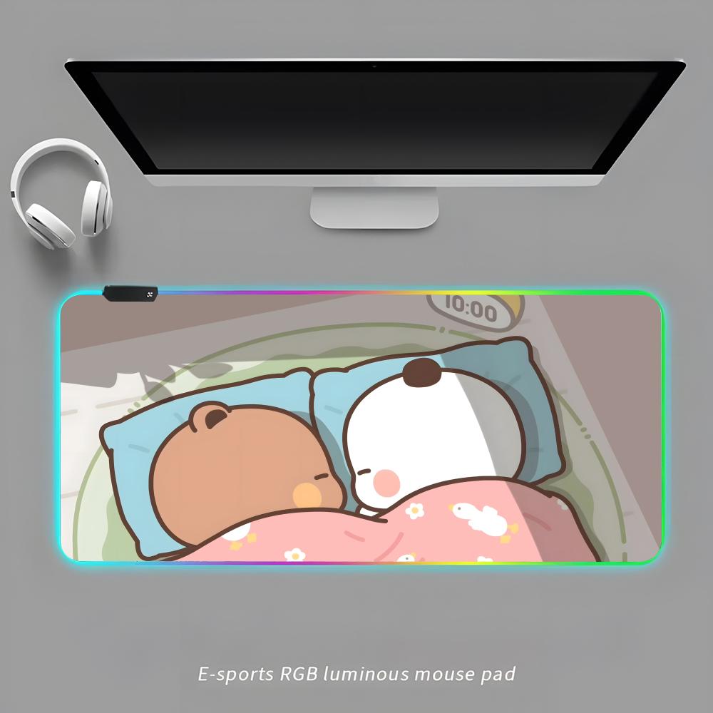 Cute Bubu Dudu Mouse Pad RGB Gaming Mouse Pad Desk Mat HD Gamer Large LED Light XXL MousePads RGB600x300x3mm
Cute Bubu Dudu Mouse Pad RGB Gaming Mouse Pad Desk Mat HD Gamer Large LED Light XXL MousePads RGB600x300x3mm