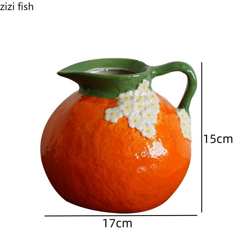 Керамическая ваза ручной работы в форме фрукта, оранжевый сосуд для цветов, украшение для дома, ваза для цветочной композиции, гидропонная ваза, вазы для сухоцветов
Керамическая ваза ручной работы в форме фрукта, оранжевый сосуд для цветов, украшение для дома, ваза для цветочной композиции, гидропонная ваза, вазы для сухоцветов