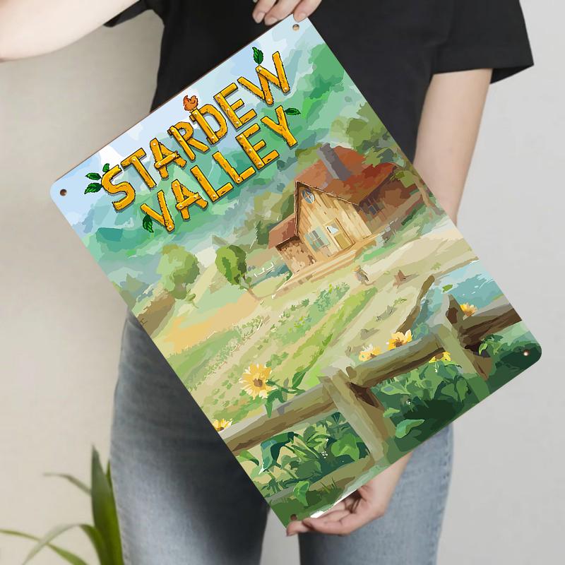 Stardew Valley Classic Game Scene Metal Tin Sign Vintage Decorative Wall Art for Living Room Bedroom 20x30cm(7.8x11.8inch)
Stardew Valley Classic Game Scene Metal Tin Sign Vintage Decorative Wall Art for Living Room Bedroom 20x30cm(7.8x11.8inch)