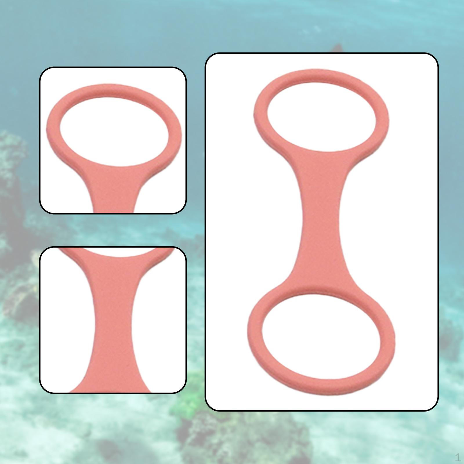 Клипса для трубки для дайвинга и снорклинга, держатель трубки на ремешке, снаряжение, петлевого типа, запасная часть, фиксатор трубки для снорклинга розовый