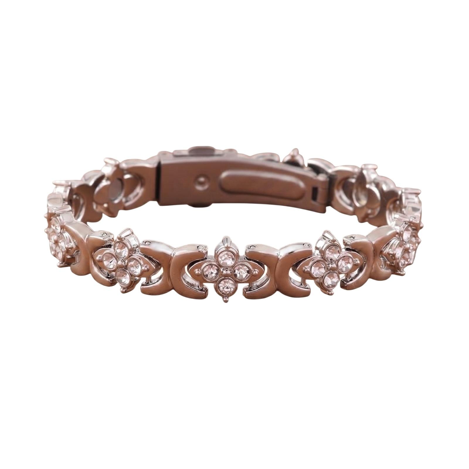 Women s Fashion Alloy Set With Diamonds Adjustable Wristband One Size
Women s Fashion Alloy Set With Diamonds Adjustable Wristband One Size