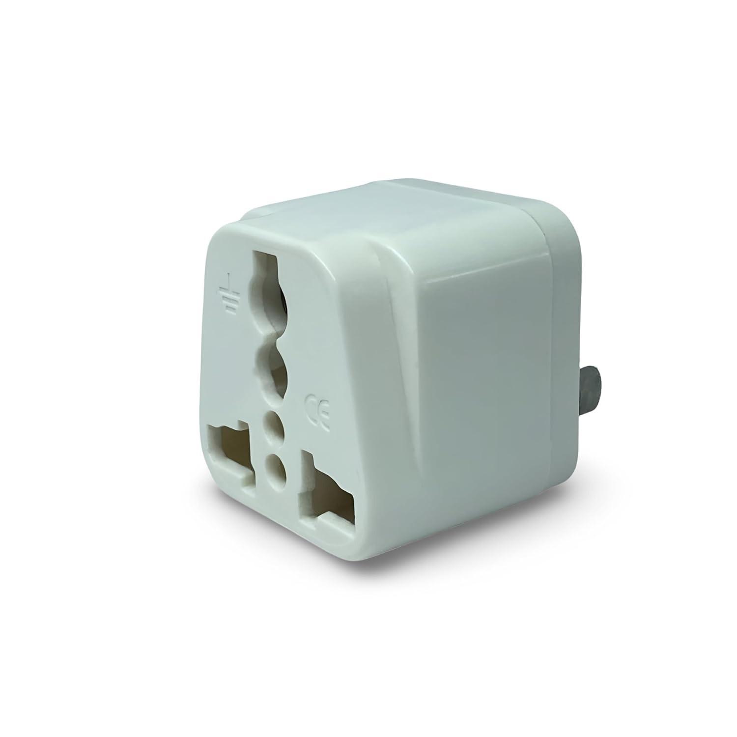 @ 3 Pin US Adapter White Color For Home & Office 40g Zr-2922-60%Off
@ 3 Pin US Adapter White Color For Home & Office 40g Zr-2922-60%Off