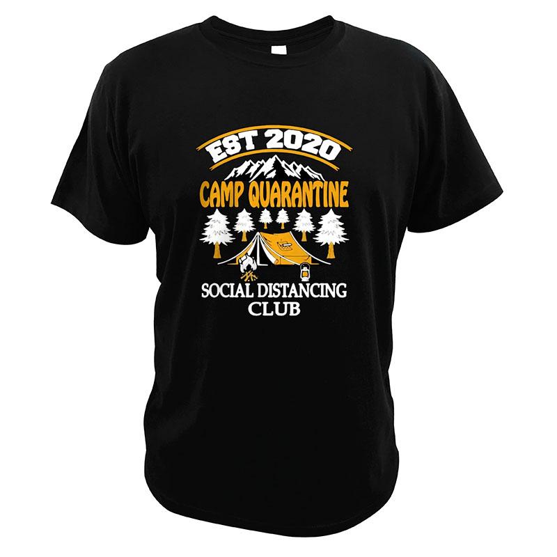 Camp Quarantine Social Distancing Club Camping T Shirt Funny Graphic Tshirt 100% Cotton Soft High Quality Tee Tops 3XL чорний
Camp Quarantine Social Distancing Club Camping T Shirt Funny Graphic Tshirt 100% Cotton Soft High Quality Tee Tops 3XL чорний