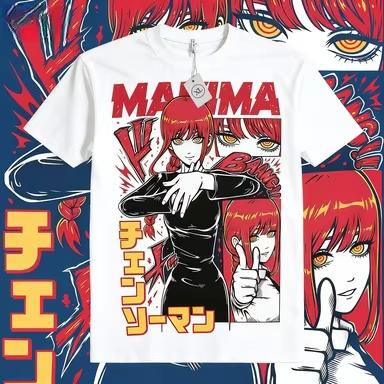 Chainsaw Unisex Anime Denji Makima Pochita Printed Tshirt Unisexs and Womens Tshirt Unisexs Top Sports Tshirt 2026 Summer New Tee S
Chainsaw Unisex Anime Denji Makima Pochita Printed Tshirt Unisexs and Womens Tshirt Unisexs Top Sports Tshirt 2026 Summer New Tee S