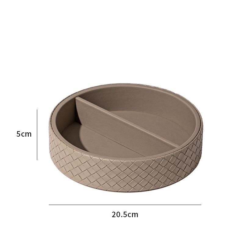 Nordic Style Leather Woven Pattern Jewelry Tray Luxurious Desktop Cosmet Organization Storage Jewelry Storage Box
Nordic Style Leather Woven Pattern Jewelry Tray Luxurious Desktop Cosmet Organization Storage Jewelry Storage Box