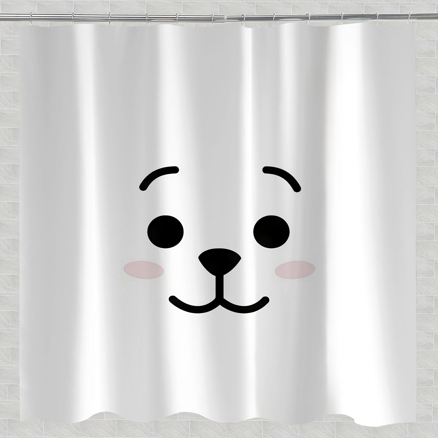 Inspired Cute Cartoon Animal Shower Curtain, Durable Polyester, Machine Washable, Vibrant Colors, Perfect Bathroom Decor W60H190(CM)-1 Pcs
Inspired Cute Cartoon Animal Shower Curtain, Durable Polyester, Machine Washable, Vibrant Colors, Perfect Bathroom Decor W60H190(CM)-1 Pcs