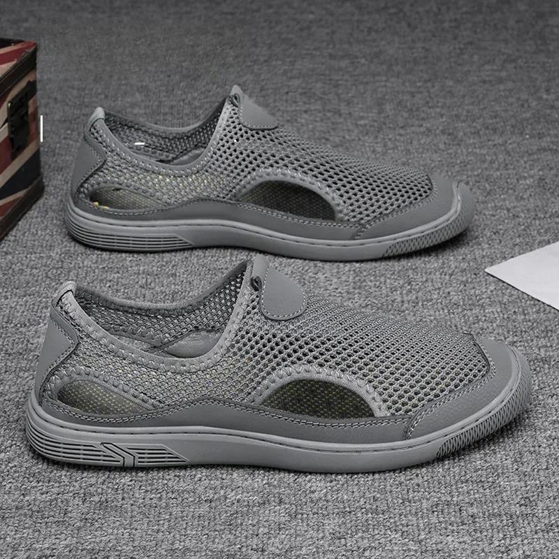 Summer Mesh Shoes Men Plus Size Lightweight Breathable Footwear New Slip-On Comfortable Casual Men s Shoes 46 сірий колір
Summer Mesh Shoes Men Plus Size Lightweight Breathable Footwear New Slip-On Comfortable Casual Men s Shoes 46 сірий колір