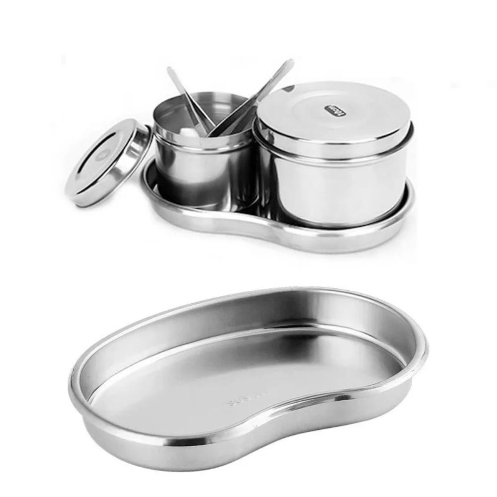304 Stainless Steel Cosmetic Container Tray Multifunction Tweezers Tray Jar Container Tray Dental S
304 Stainless Steel Cosmetic Container Tray Multifunction Tweezers Tray Jar Container Tray Dental S