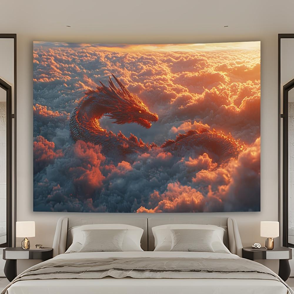 Majestic Dragon in the Clouds Tapestry Perfect for Adding Fantasy and Dramatic Style to Any Room Decor Ideal for Home Use 74x94cm(29x37in)
Majestic Dragon in the Clouds Tapestry Perfect for Adding Fantasy and Dramatic Style to Any Room Decor Ideal for Home Use 74x94cm(29x37in)