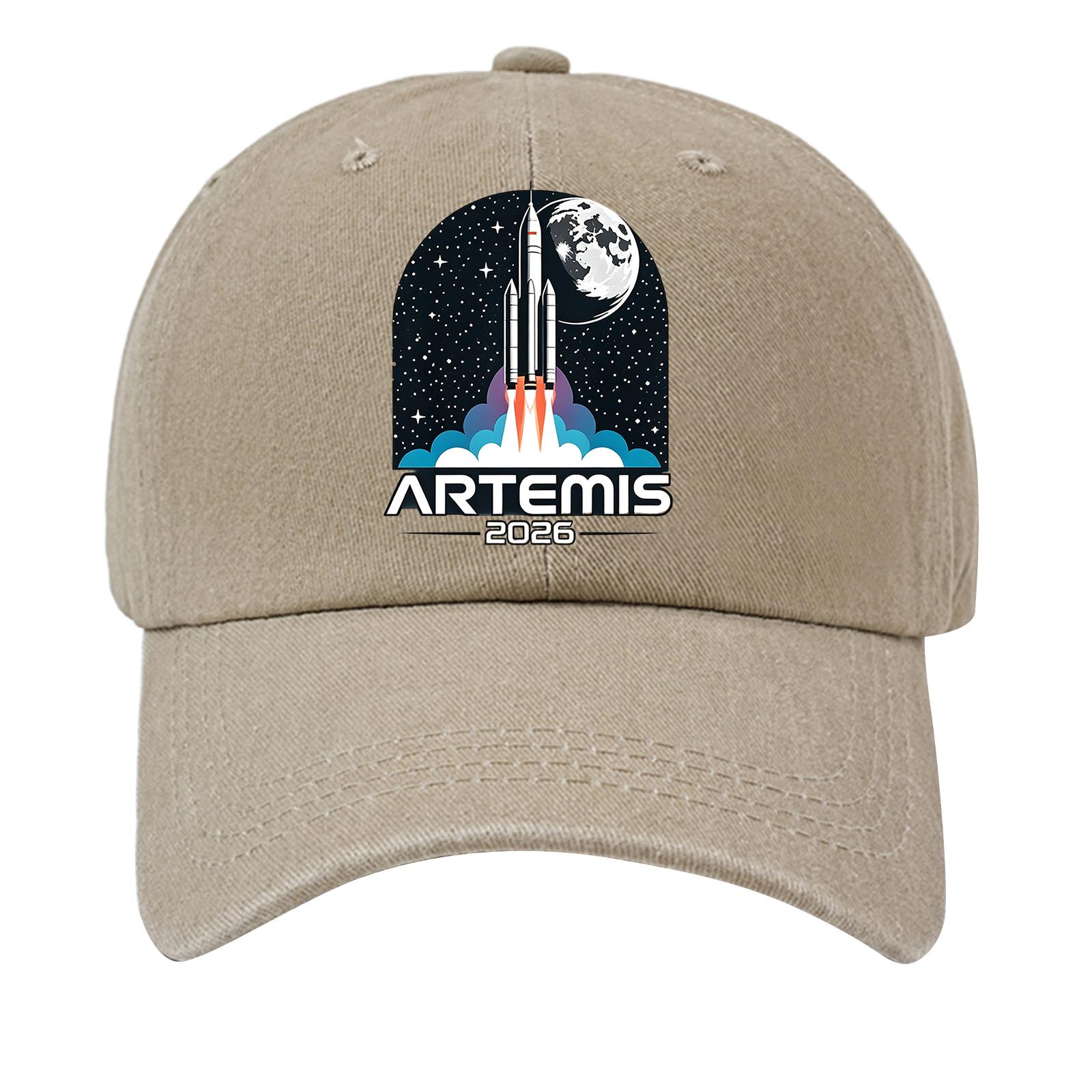 Washed Cotton Soft Top Baseball Cap Vintage Style Denim Hat with Printed Rocket and Moon Graphic Adjustable Back Strap One Size бежевий
Washed Cotton Soft Top Baseball Cap Vintage Style Denim Hat with Printed Rocket and Moon Graphic Adjustable Back Strap One Size бежевий