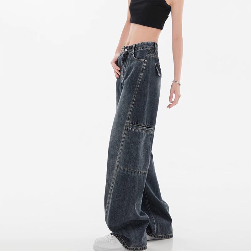 2025 Autumn Women s Retro Korean Wide-Leg Jeans 2XL сірий колір/синій
2025 Autumn Women s Retro Korean Wide-Leg Jeans 2XL сірий колір/синій