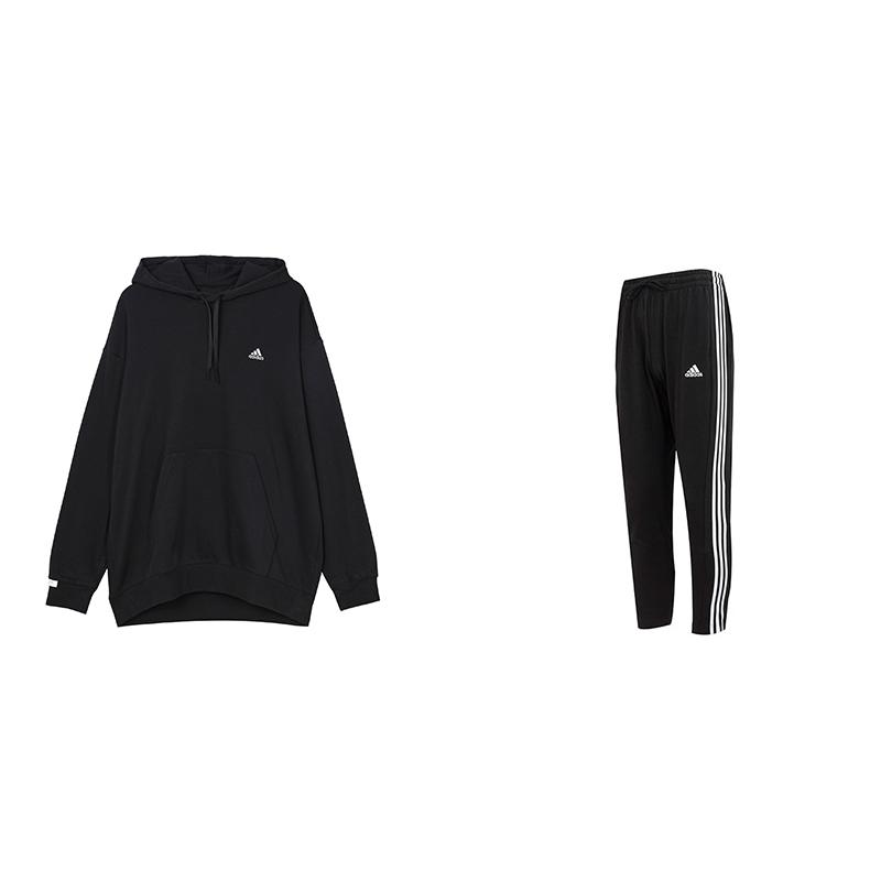 Adidas Logo Thick Sports Casual Long Sleeve Retro Striped Tapered Knit Pants Sweatshirt Set Unisex Sets Black IV7600+IC0044 L
Adidas Logo Thick Sports Casual Long Sleeve Retro Striped Tapered Knit Pants Sweatshirt Set Unisex Sets Black IV7600+IC0044 L