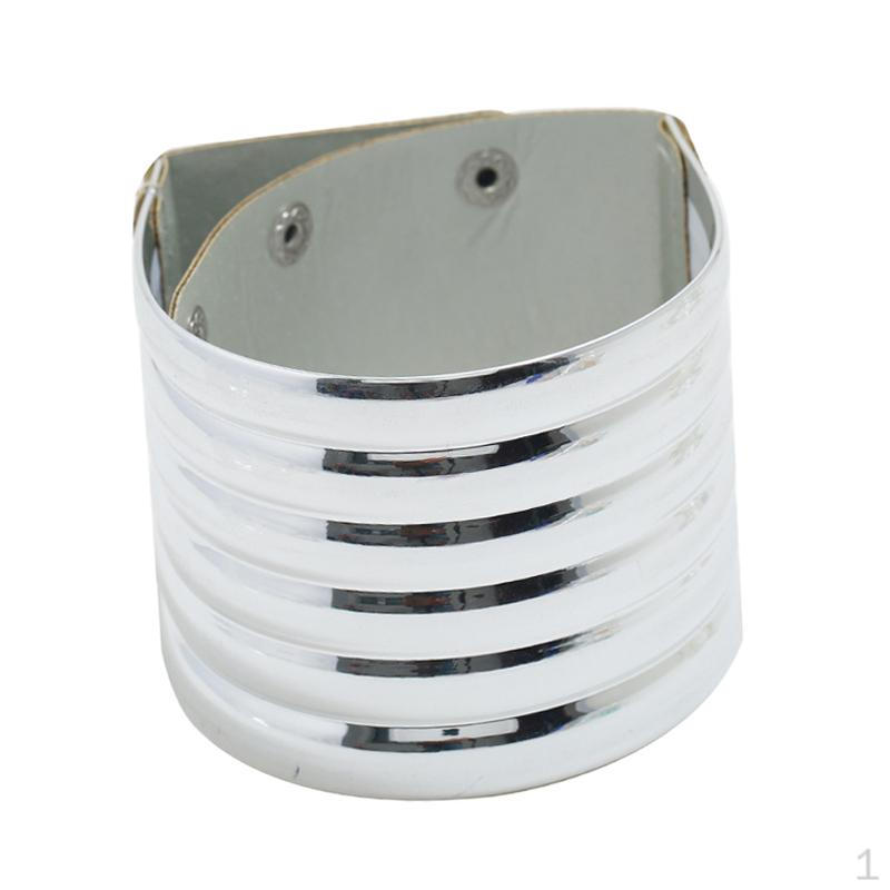 Gothic Wide Bracelet Bangle Snap Wristband Jewelry срібний
Gothic Wide Bracelet Bangle Snap Wristband Jewelry срібний