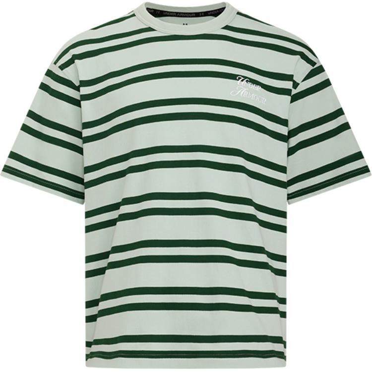 Under Armour Sports Club Round Neck Drop Shoulder Striped Short Sleeve T-Shirt Unisex T-Shirts Hydrogen-Green 6006003-377 S
Under Armour Sports Club Round Neck Drop Shoulder Striped Short Sleeve T-Shirt Unisex T-Shirts Hydrogen-Green 6006003-377 S