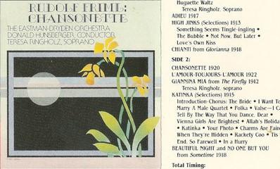 LP Record EASTMANDRYDEN ORCHESTRA DONALD HU Chansonette ABQ6562 ARABESQUE 1986 Germany Classical Used
LP Record EASTMANDRYDEN ORCHESTRA DONALD HU Chansonette ABQ6562 ARABESQUE 1986 Germany Classical Used