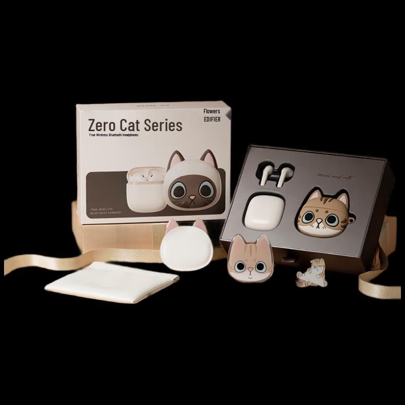 EDIFIER Zero Meow Series True Wireless Semi-in-ear Bluetooth Earbuds
EDIFIER Zero Meow Series True Wireless Semi-in-ear Bluetooth Earbuds