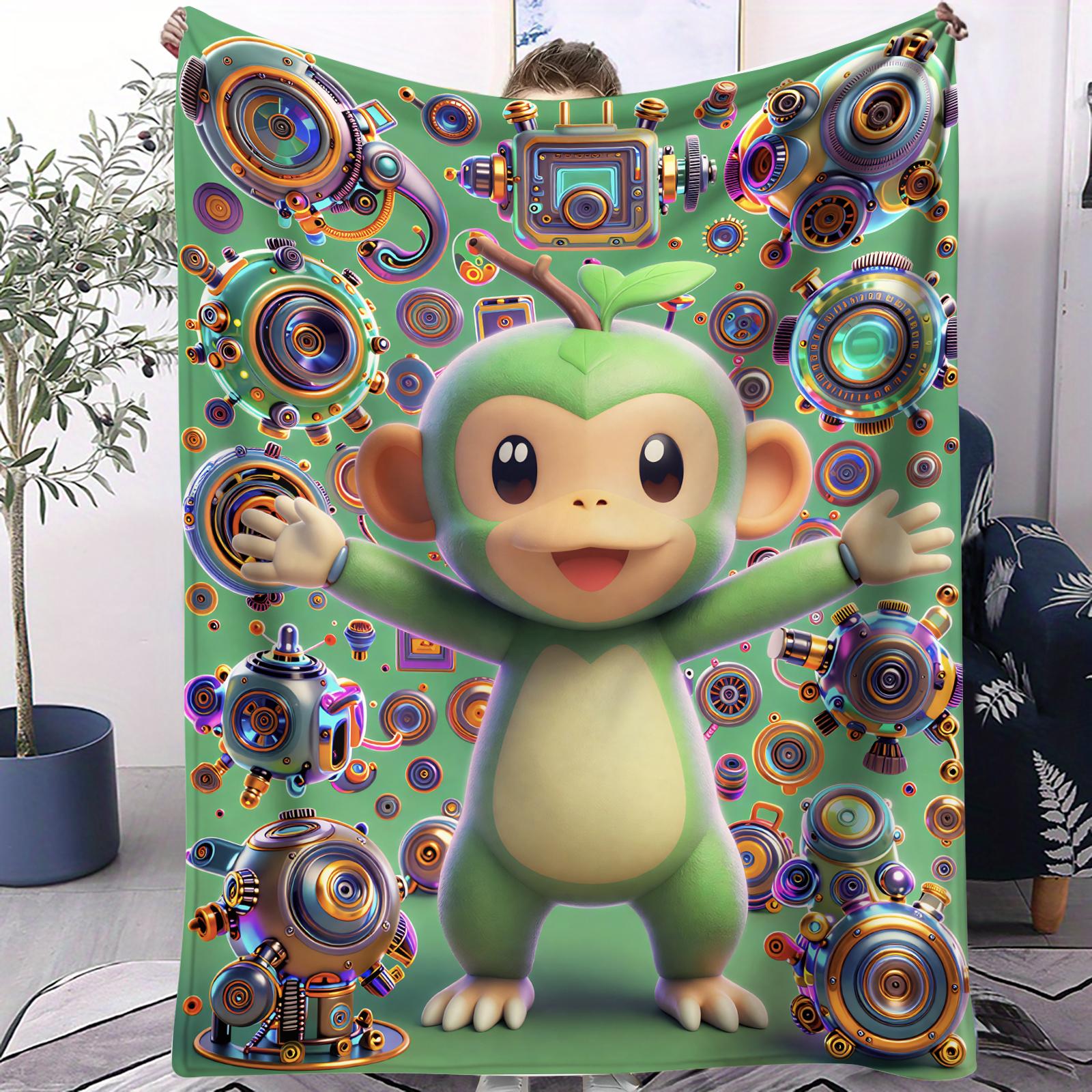 3D Pokemon Cyberpunk RayquazaGrookey Print Fleece Throw Blanket for Adult Quality Super Soft Warm Universal Blanket for Travel 70x100cm
3D Pokemon Cyberpunk RayquazaGrookey Print Fleece Throw Blanket for Adult Quality Super Soft Warm Universal Blanket for Travel 70x100cm