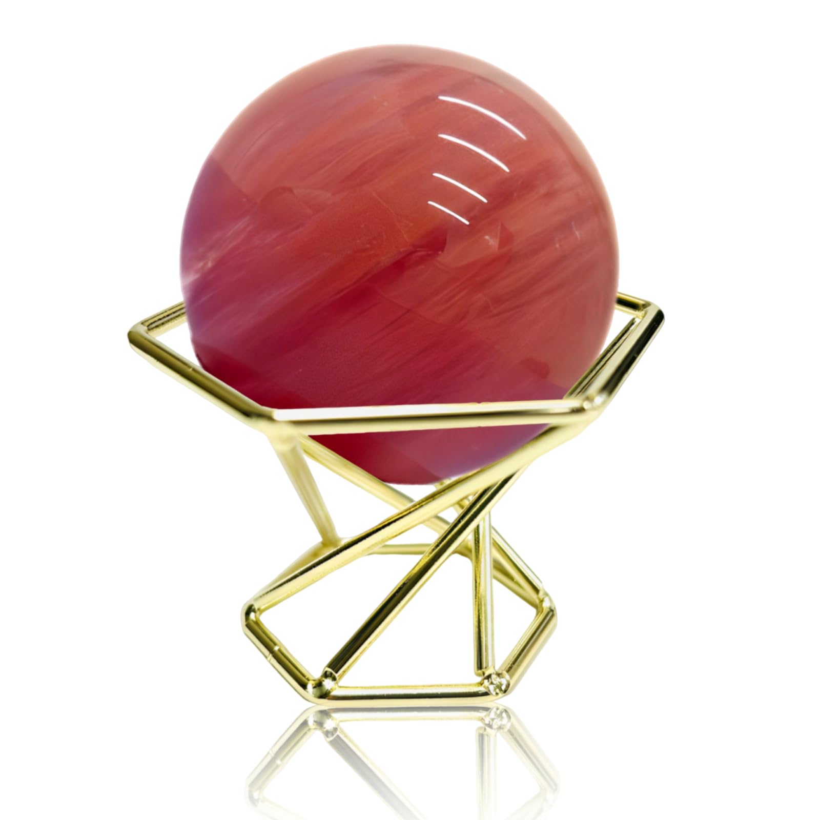 Khers Red Ball, Feng Shui Entryway Crystal Ball (Red Quartz Crystal)
Khers Red Ball, Feng Shui Entryway Crystal Ball (Red Quartz Crystal)