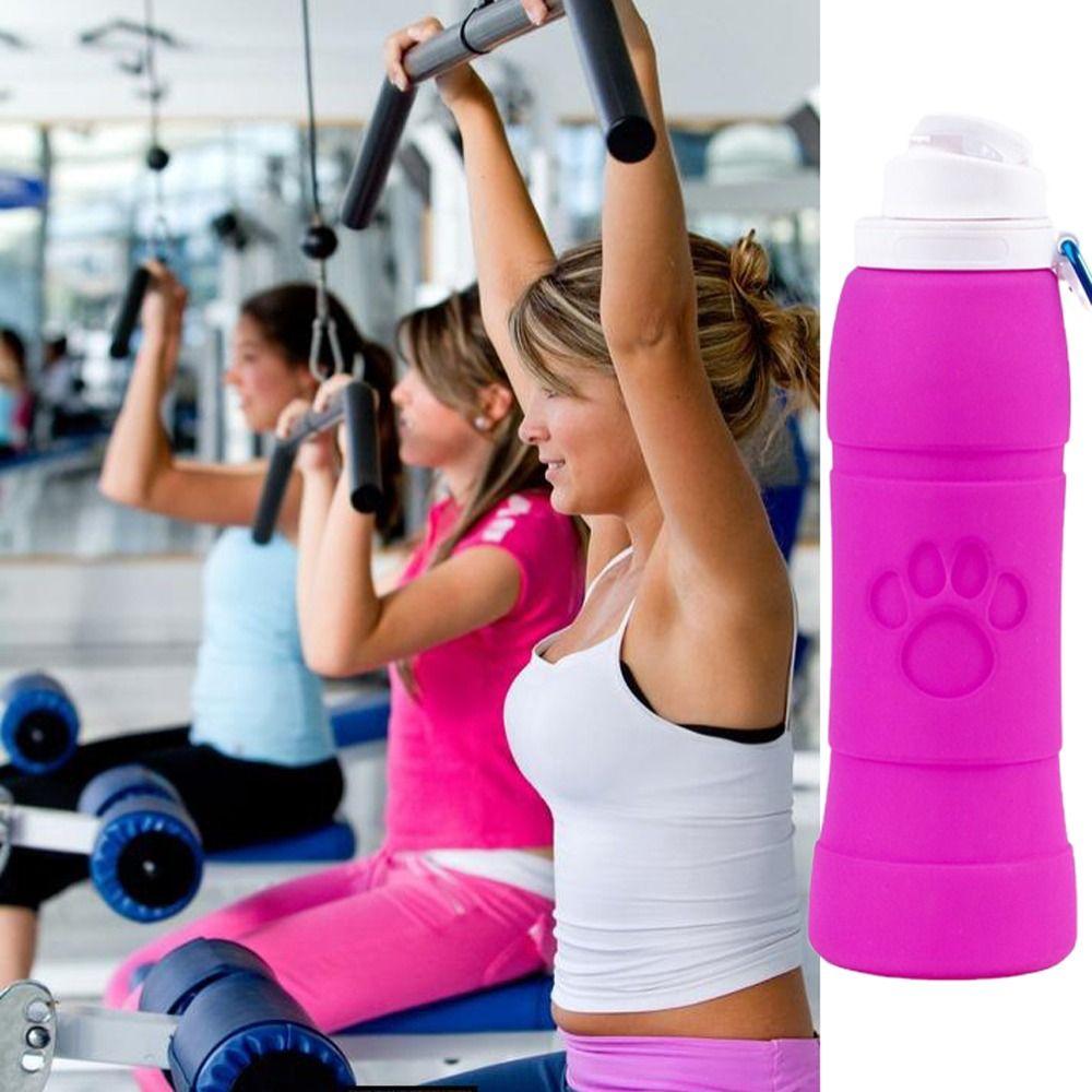 Silicone Collapsible Water Bottle 500ml Drinking Cup Silicone Water Bottles Sports
Silicone Collapsible Water Bottle 500ml Drinking Cup Silicone Water Bottles Sports