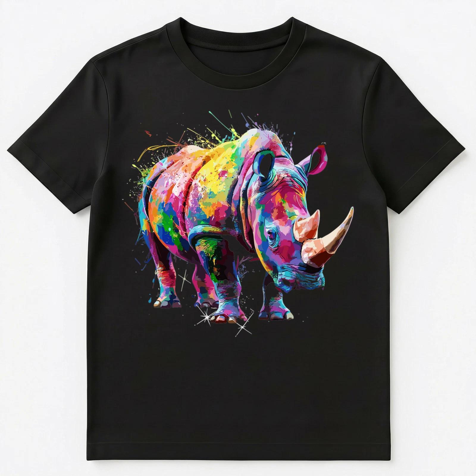 Colorful Paint Splash Rhino Animal Art Graphic Unisex T-Shirt XL
Colorful Paint Splash Rhino Animal Art Graphic Unisex T-Shirt XL