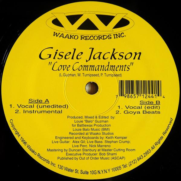 12inch Record GISELE JACKSON Love Commandments W1244 WAAKO 1996 US Dance Electronica Used
12inch Record GISELE JACKSON Love Commandments W1244 WAAKO 1996 US Dance Electronica Used