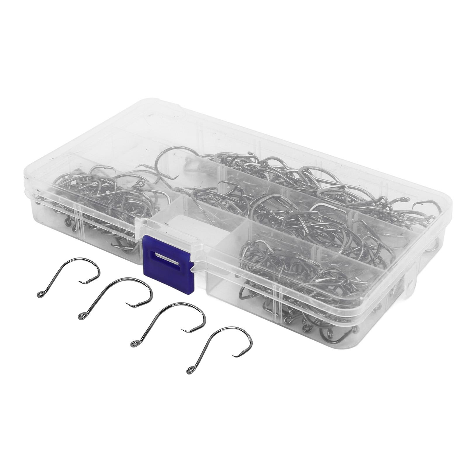 180PCS Octopus Offset Fishing Hooks High Carbon Steel 7384 Fishing Circle Hooks with Ring Hole
180PCS Octopus Offset Fishing Hooks High Carbon Steel 7384 Fishing Circle Hooks with Ring Hole