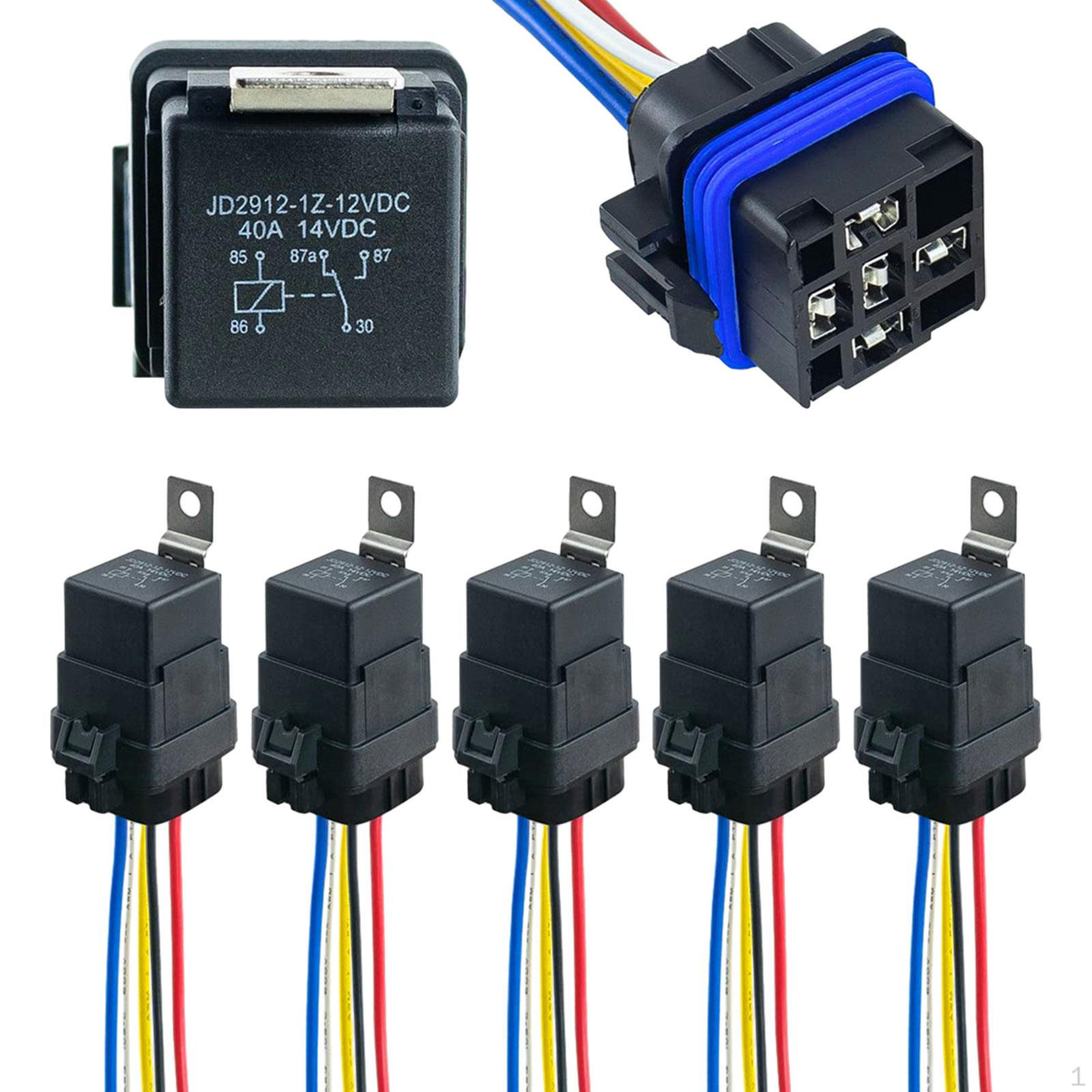 5 шт. водонепроницаемое реле с жгутом проводов Автомобильные аксессуары Простая замена установки 12VDC 4 pin
5 шт. водонепроницаемое реле с жгутом проводов Автомобильные аксессуары Простая замена установки 12VDC 4 pin