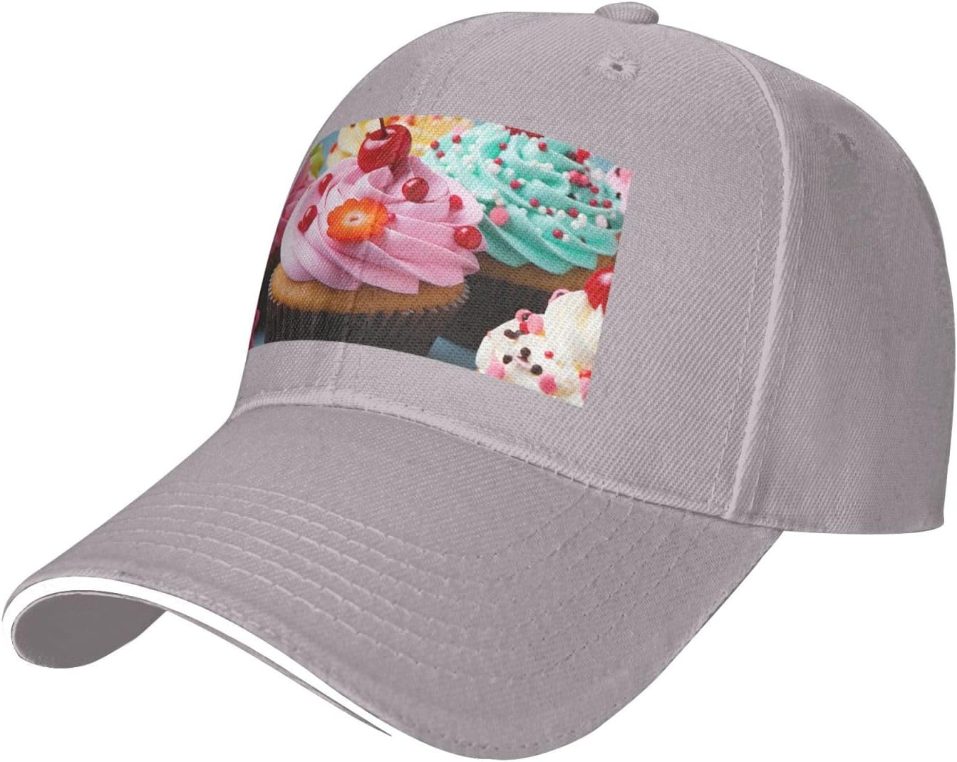 Cupcake Print Baseball Cap Polyester Adjustable Casual Summer Sun Protection Dad Hat One Size
Cupcake Print Baseball Cap Polyester Adjustable Casual Summer Sun Protection Dad Hat One Size