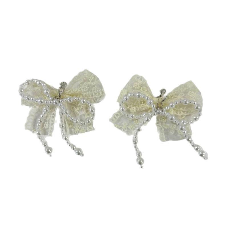 Элегантный жемчужный бант для обуви, украшение для сумки, кружевные банты, пряжка для обуви, украшение для изготовления ювелирных изделий, брелок, аксессуар 1
Элегантный жемчужный бант для обуви, украшение для сумки, кружевные банты, пряжка для обуви, украшение для изготовления ювелирных изделий, брелок, аксессуар 1