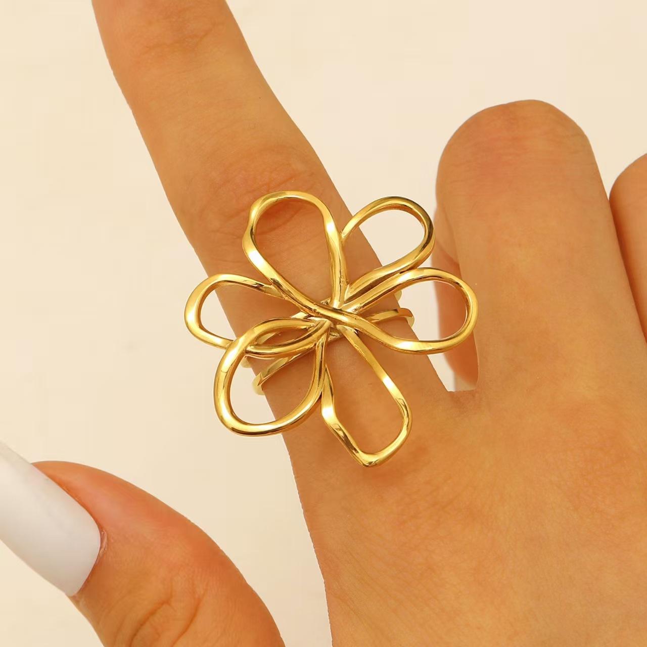 High quality 2026 stainless steel line flower color gravel ring ins wind fresh sweet ring fashion wholesale
High quality 2026 stainless steel line flower color gravel ring ins wind fresh sweet ring fashion wholesale