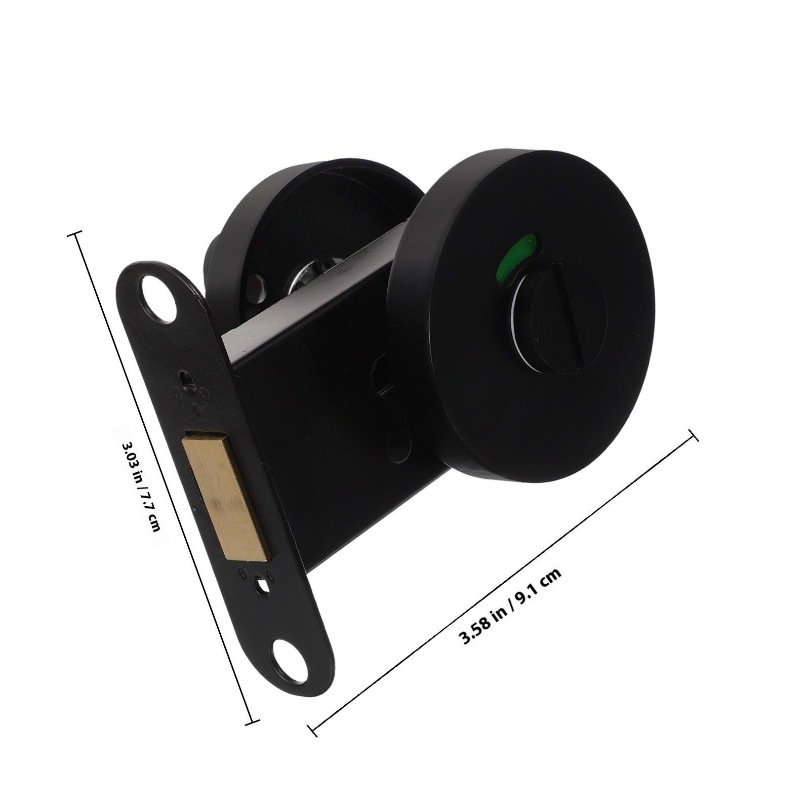 Public Toilet Partition Door Lock Zinc Alloy Privacy Indicator Lock Occupied Vacant Sign for Restroom Bathroom Locks for Doors чорний
Public Toilet Partition Door Lock Zinc Alloy Privacy Indicator Lock Occupied Vacant Sign for Restroom Bathroom Locks for Doors чорний