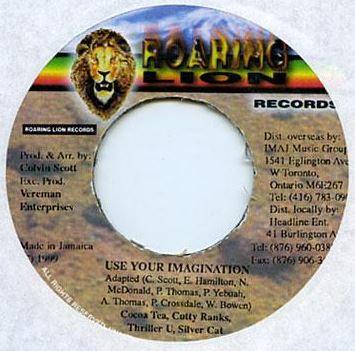7inch Record COCOA TEA, CUTTY RANKS, THRILLER U, - Use your imagination none Roaring Lion Re 1999 Jamaica Reggae, Ska & Dub Used
7inch Record COCOA TEA, CUTTY RANKS, THRILLER U, - Use your imagination none Roaring Lion Re 1999 Jamaica Reggae, Ska & Dub Used