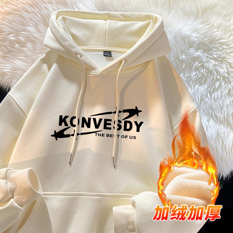 Fleece Thickened Hooded Sweater Men s Autumn and Winter American Heavy Casual Trendy Youth Loose Women s Sportswear XXXL
Fleece Thickened Hooded Sweater Men s Autumn and Winter American Heavy Casual Trendy Youth Loose Women s Sportswear XXXL