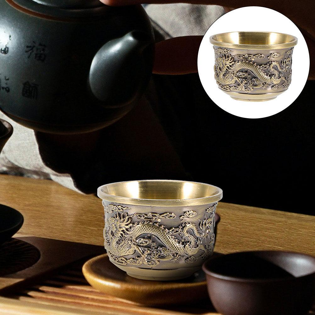 2Pcs Chinese Style Tea Cup Bronze Dragon Phoenix Vintage Retro Alloy Teacup Decorative Tea Room Home Office Gift other
2Pcs Chinese Style Tea Cup Bronze Dragon Phoenix Vintage Retro Alloy Teacup Decorative Tea Room Home Office Gift other