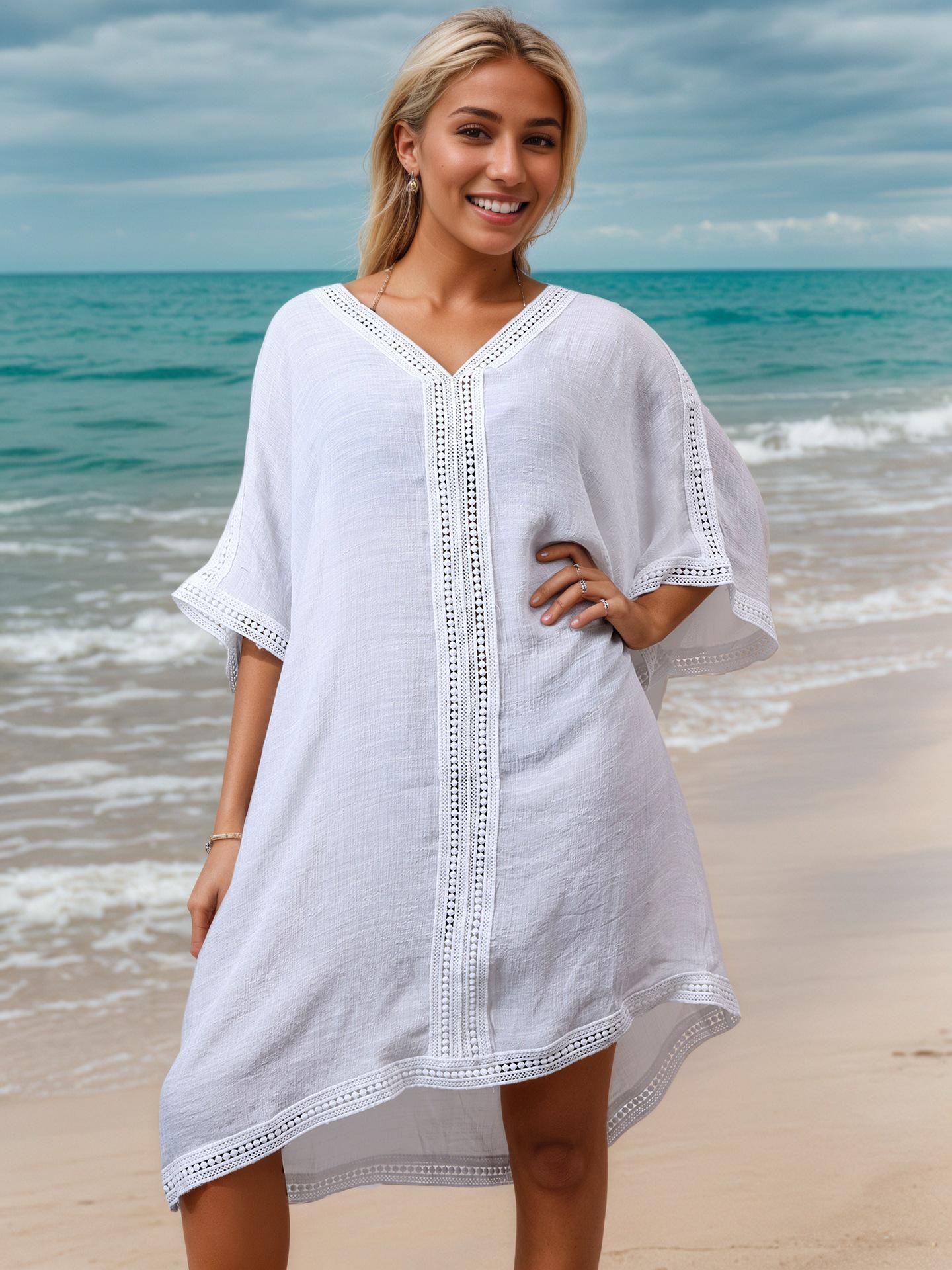 Бамбуковый Хлопок Пляжная Защита от Солнца Большой Размер Накидка для Купальника: Сексуальный и легкий One Size белый
Бамбуковый Хлопок Пляжная Защита от Солнца Большой Размер Накидка для Купальника: Сексуальный и легкий One Size белый