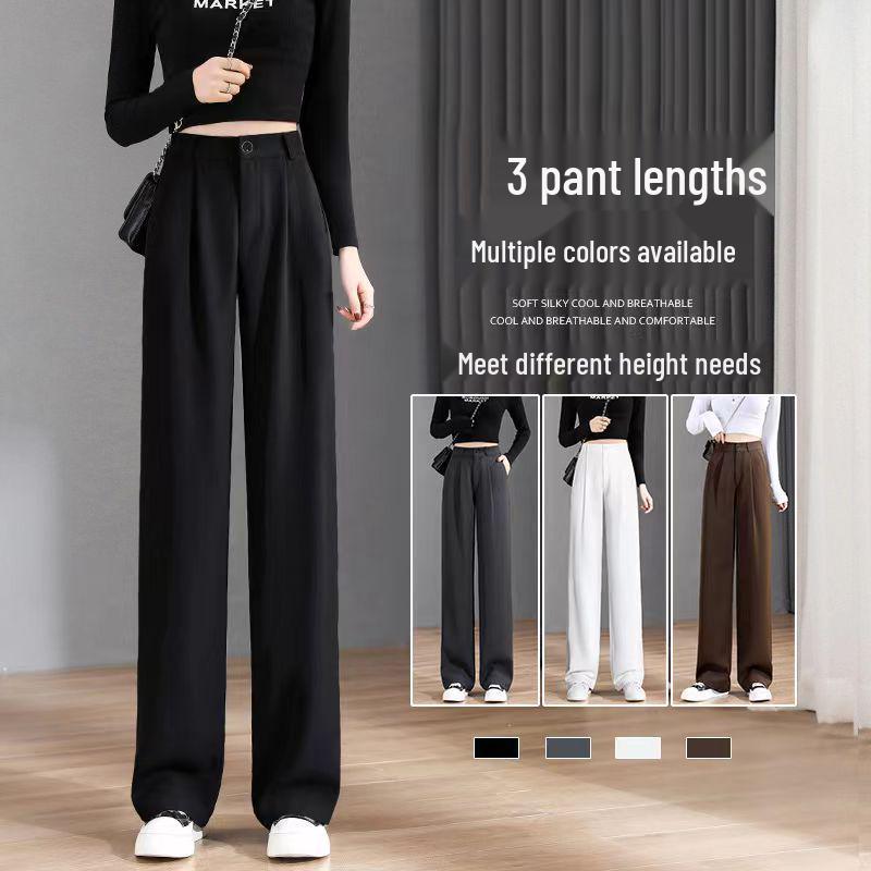 Women s Petite Black Casual Wide-Leg Pants - Summer 2023 Thin Straight-Leg Drape Suit Pants M темно-серого
Women s Petite Black Casual Wide-Leg Pants - Summer 2023 Thin Straight-Leg Drape Suit Pants M темно-серого