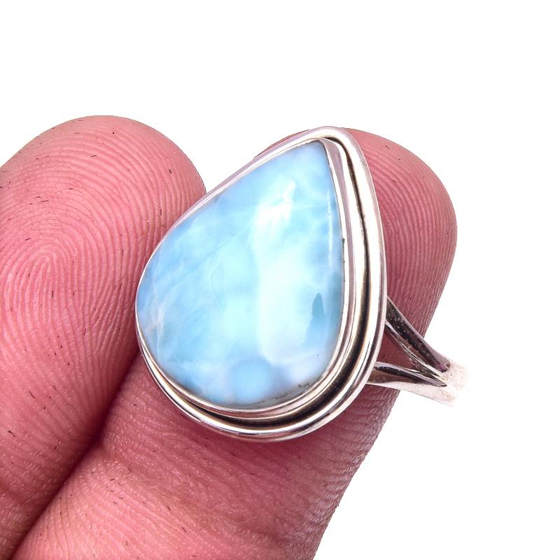 Кольцо из стерлингового серебра 925 пробы с драгоценным камнем Natural Republic Larimar S.9 o8l34
Кольцо из стерлингового серебра 925 пробы с драгоценным камнем Natural Republic Larimar S.9 o8l34