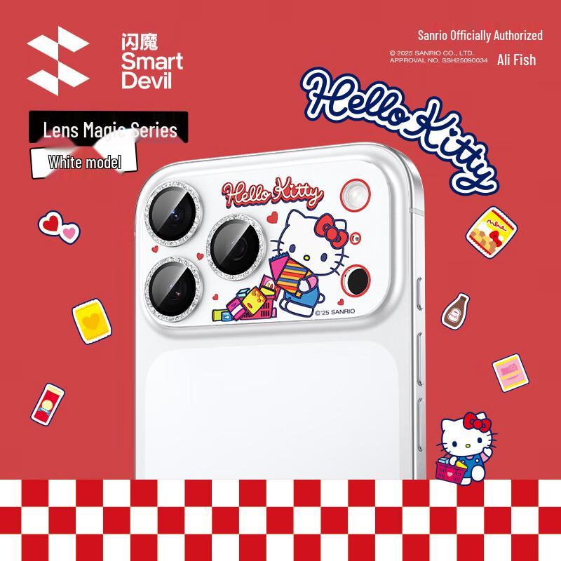 SmartDevil Sanrio AR Full Coverage Lens Protector for iPhone 17 Pro Max
SmartDevil Sanrio AR Full Coverage Lens Protector for iPhone 17 Pro Max