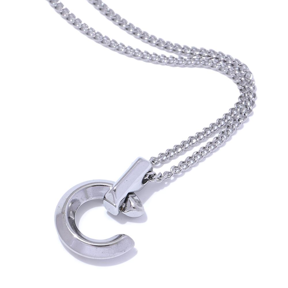 Yhpup Simple Stainless Steel Geometry Fashion Necklace Pendant Stain Less Metal Individualistic Trendy Jewelry Bijoux for Women
Yhpup Simple Stainless Steel Geometry Fashion Necklace Pendant Stain Less Metal Individualistic Trendy Jewelry Bijoux for Women