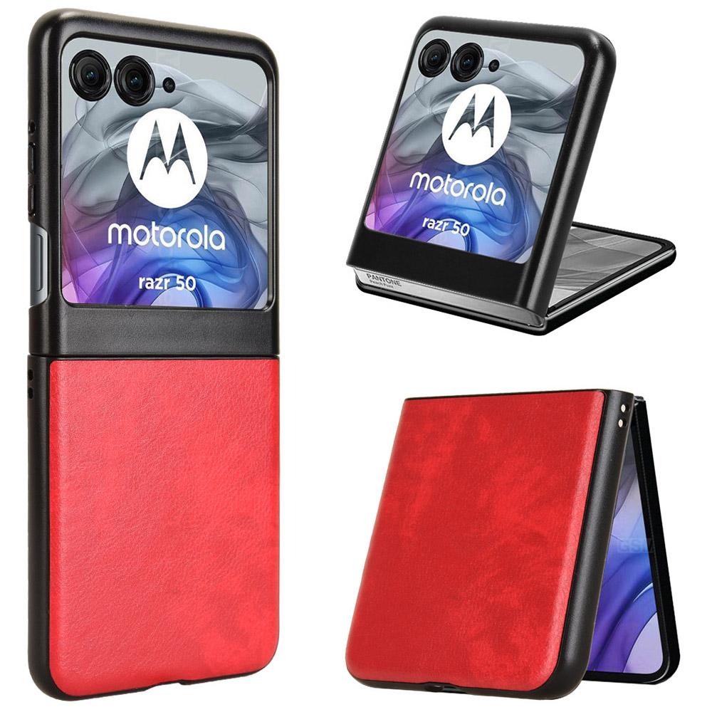 Чехол для Motorola Razr 50 5G, Текстура личи, Покрытие из ПУ кожи, Жесткий ПК, Чехол для телефона Red
Чехол для Motorola Razr 50 5G, Текстура личи, Покрытие из ПУ кожи, Жесткий ПК, Чехол для телефона Red