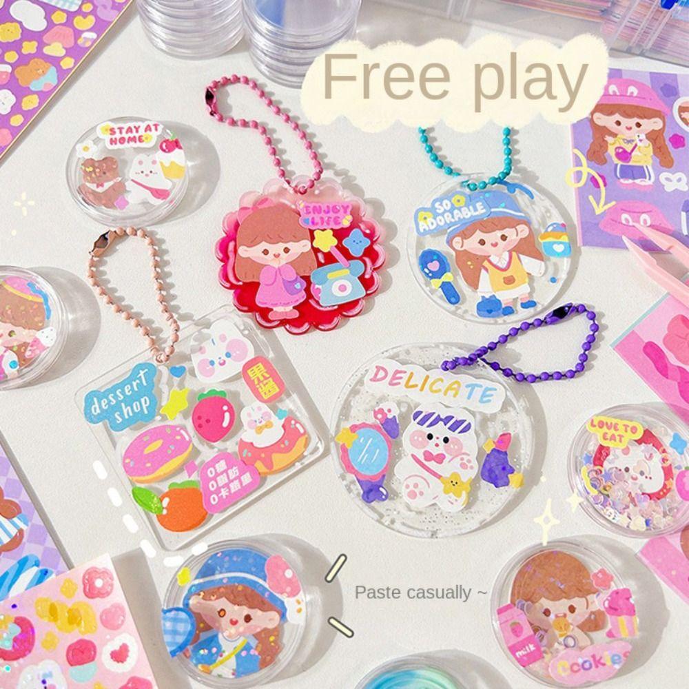Handmade DIY Keychain Making Kit Acrylic DIY Handbook Material Sticker Student Stationery
Handmade DIY Keychain Making Kit Acrylic DIY Handbook Material Sticker Student Stationery