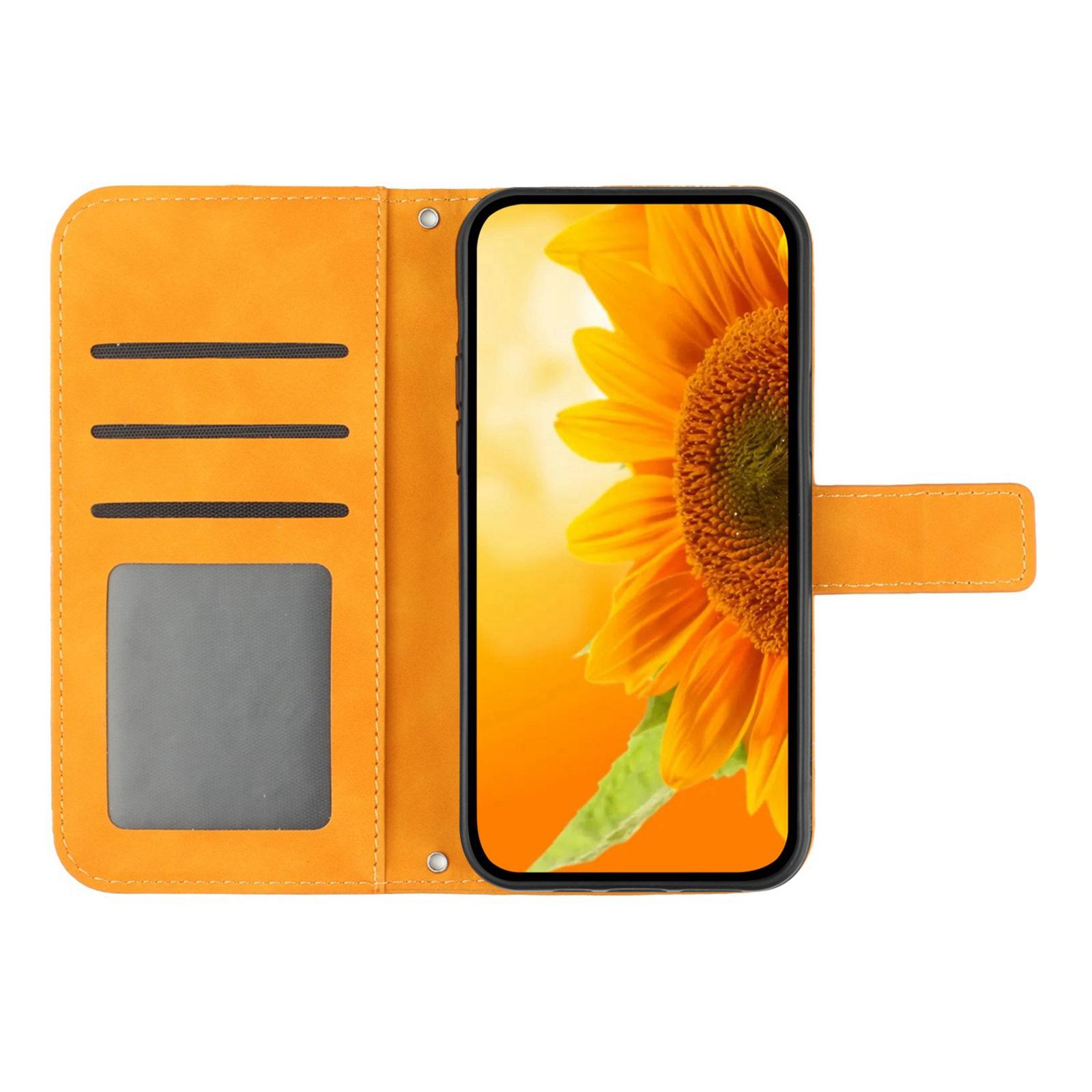 Flip Phone Case for iPhone 13 6.1 inch,HT04 Imprinted Sunflower Stand PU Leather Skin-Touch Magnetic Wallet Cover with Strap Wine Red
Flip Phone Case for iPhone 13 6.1 inch,HT04 Imprinted Sunflower Stand PU Leather Skin-Touch Magnetic Wallet Cover with Strap Wine Red