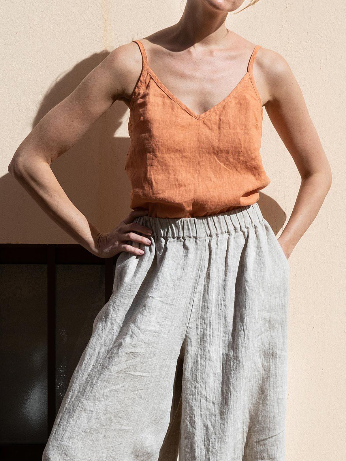 Жіночий бавовняний льон Johnature Літній вінтажний вільний різнокольоровий простий 5-кольоровий жилет на бретельках L помаранчевий
Жіночий бавовняний льон Johnature Літній вінтажний вільний різнокольоровий простий 5-кольоровий жилет на бретельках L помаранчевий