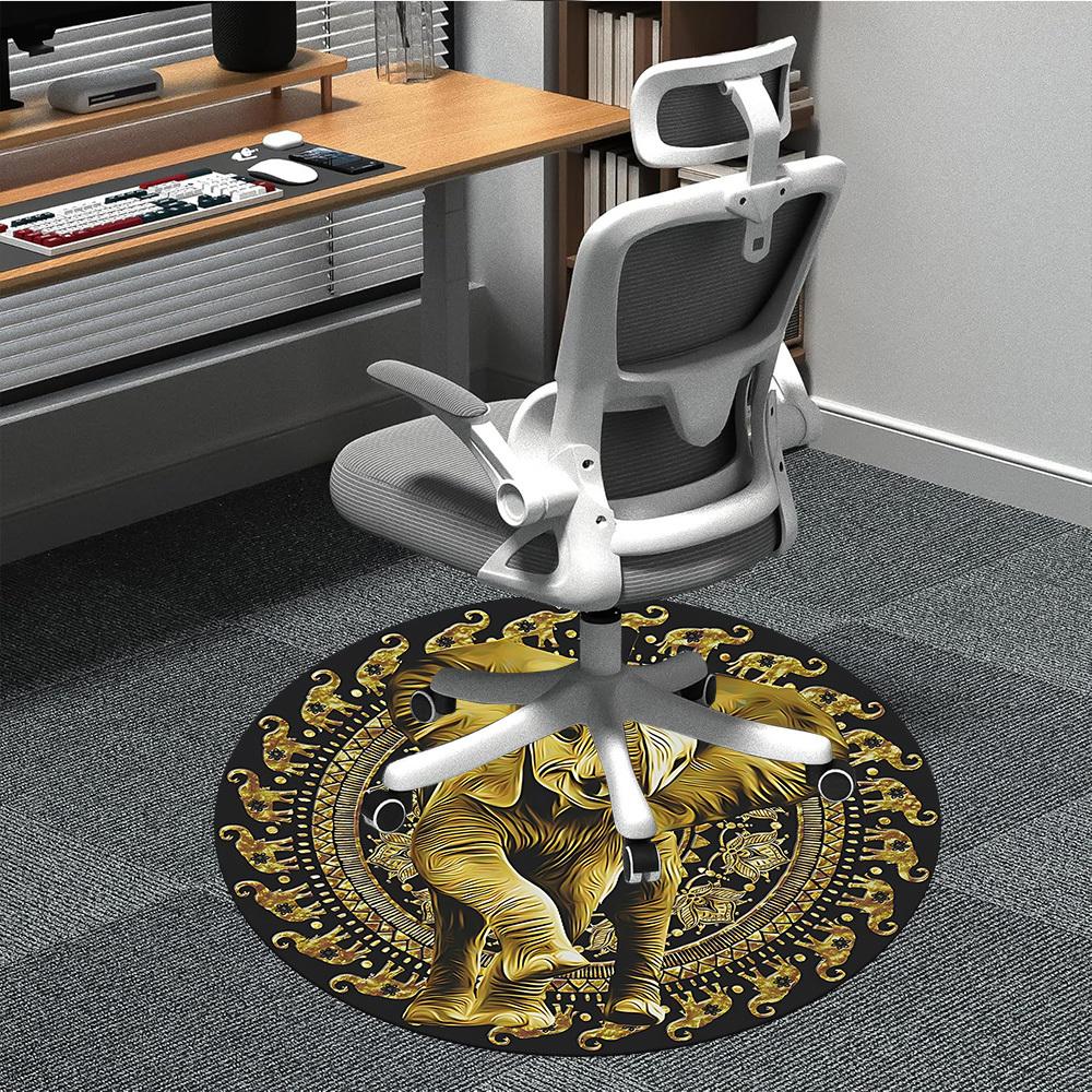 1pc Golden Elephant Mandala Chair Carpet for Office Machine Washable Rug for Office, Good Gift for Family or Friends yy251225209 80cm by 80cm
1pc Golden Elephant Mandala Chair Carpet for Office Machine Washable Rug for Office, Good Gift for Family or Friends yy251225209 80cm by 80cm