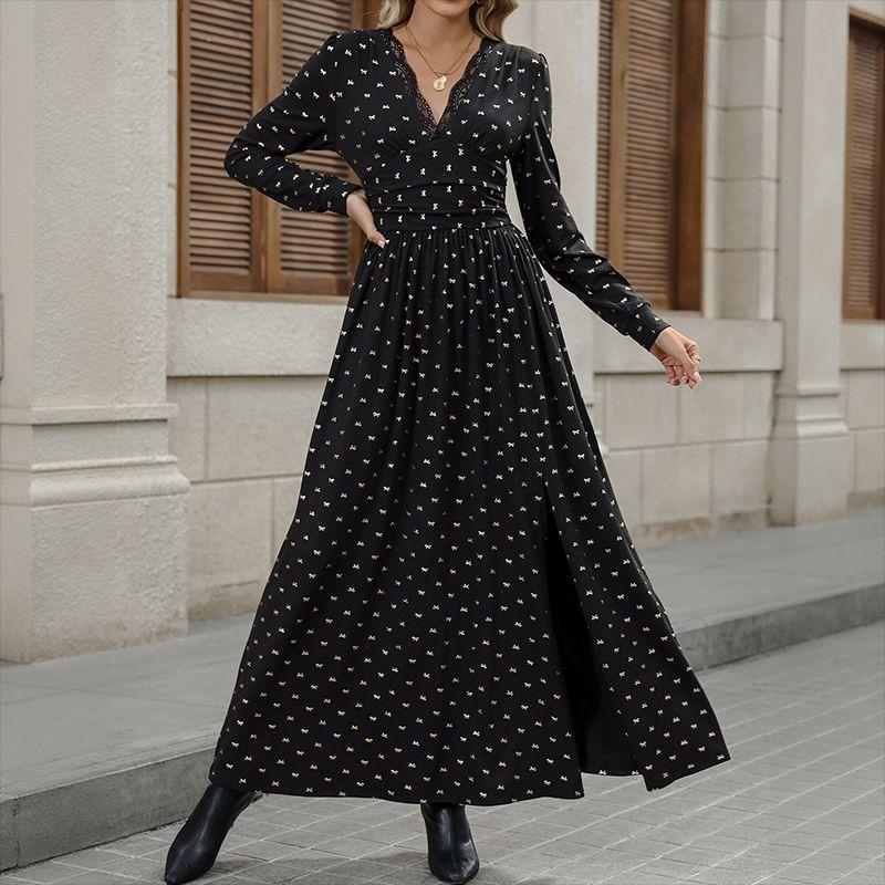 Fashion Women Dress Elegant Ladies Skirt Spring and Autumn Fashion Temperament Women s Dress Black XL
Fashion Women Dress Elegant Ladies Skirt Spring and Autumn Fashion Temperament Women s Dress Black XL