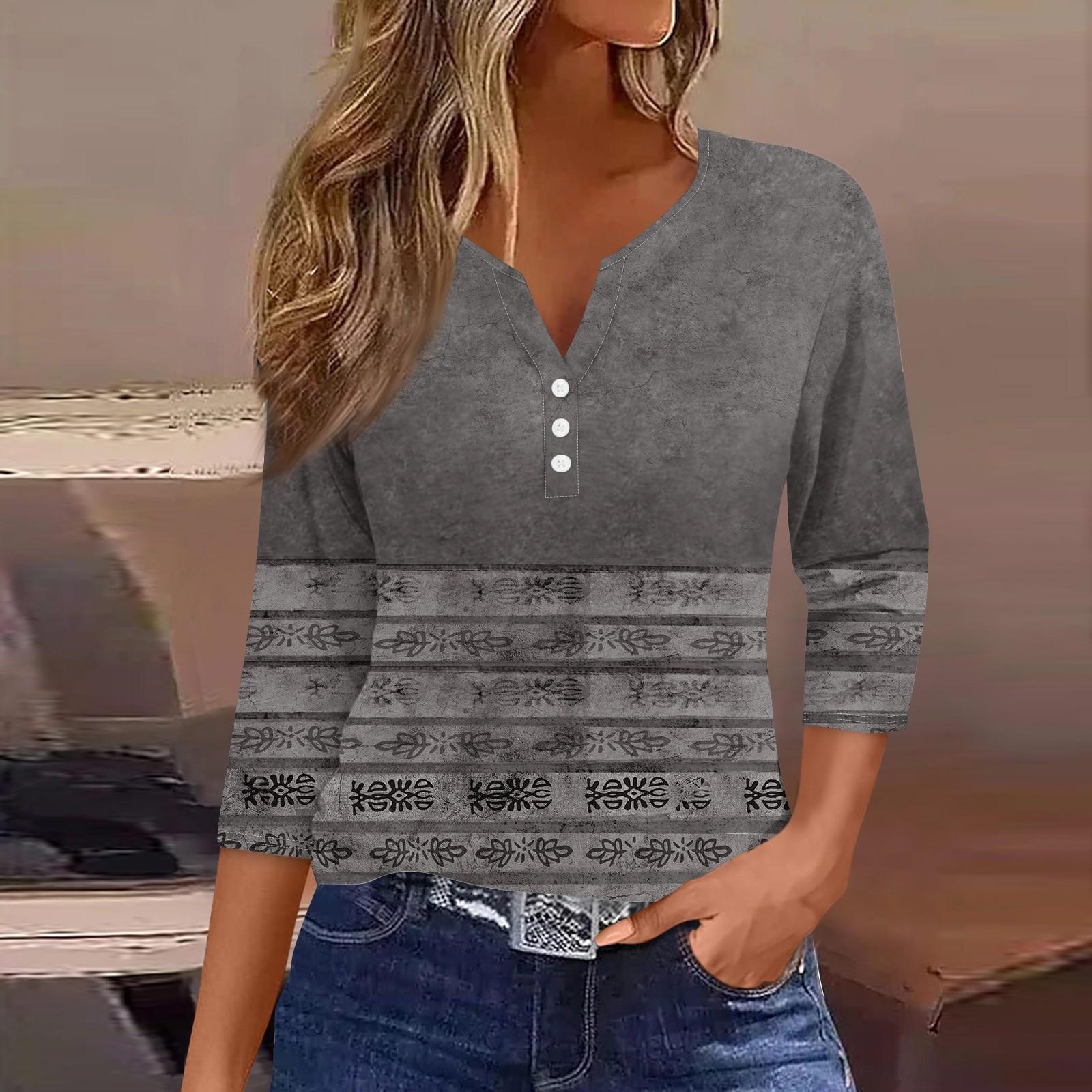 Жен. Футболка Футболка С принтом Пуговицы С короткими рукавами Повседневные Выходные Мода Классический V-образный вырез Обычный Верх S
Жен. Футболка Футболка С принтом Пуговицы С короткими рукавами Повседневные Выходные Мода Классический V-образный вырез Обычный Верх S