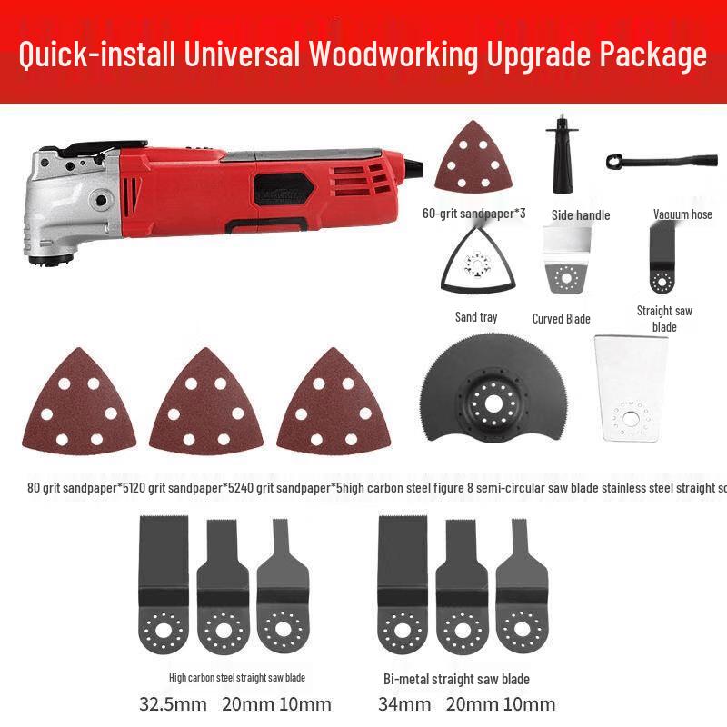 Woodworking Oscillating Multi-Tool Kit
Woodworking Oscillating Multi-Tool Kit