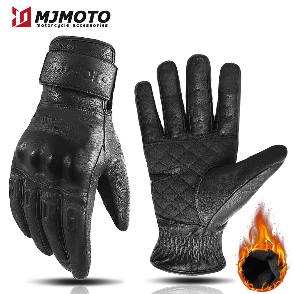Retro Winter Motorcycle Leather Gloves with Certified Lined with Fleece for Warmth Protective Anti-fall Touch Motocross Gloves L чёрный
Retro Winter Motorcycle Leather Gloves with Certified Lined with Fleece for Warmth Protective Anti-fall Touch Motocross Gloves L чёрный