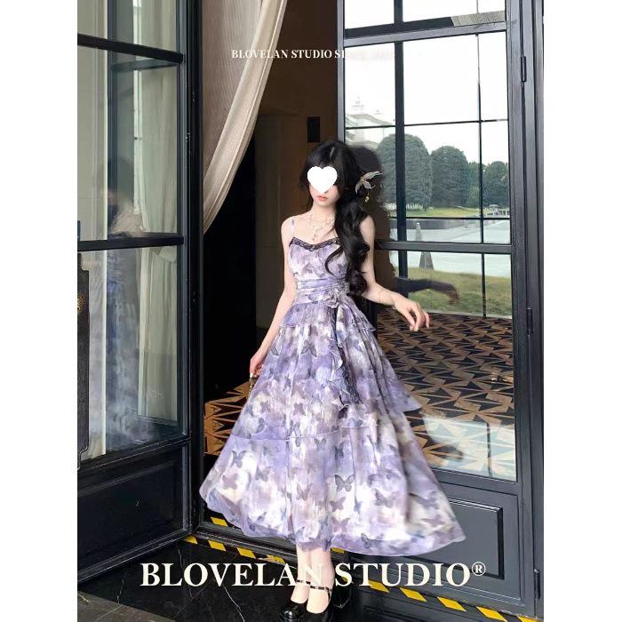 Sweet Butterfly Print Gradient Camisole Dress with Irregular Hem and Pleated Waist S
Sweet Butterfly Print Gradient Camisole Dress with Irregular Hem and Pleated Waist S